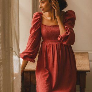 Nothing Fits But - AOI Dress - SM - Dry Rose - Maternity